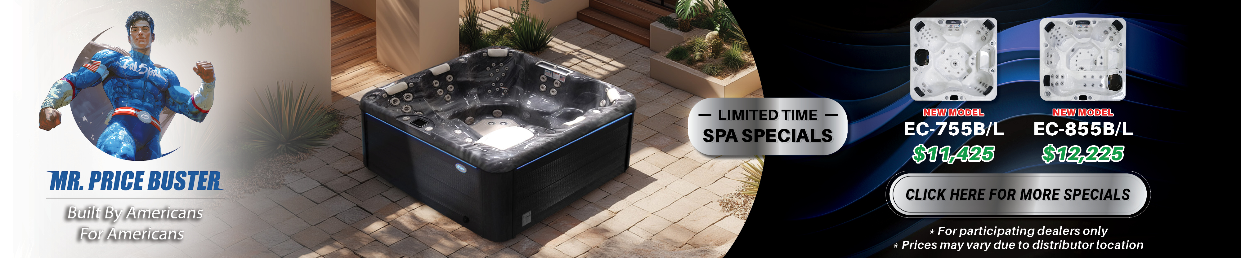 Calspas hot tub being used in a family setting - Trenton